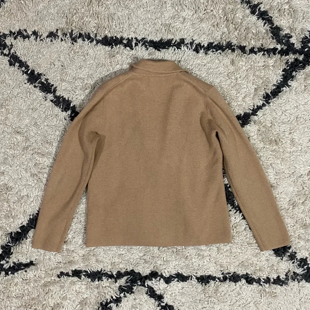 J.Crew 365 Sophia Camel Color Merino Wool Sweater Blazer - Picture 8 of 10